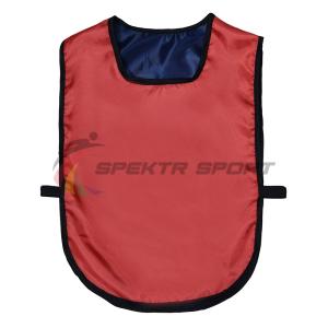 Купить Манишка футбольная двусторонняя универсальная Spektr Sport красно-синяя в Удачном 
