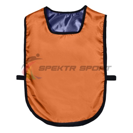 Купить Манишка футбольная двусторонняя универсальная Spektr Sport оранжево-синяя в Удачном 